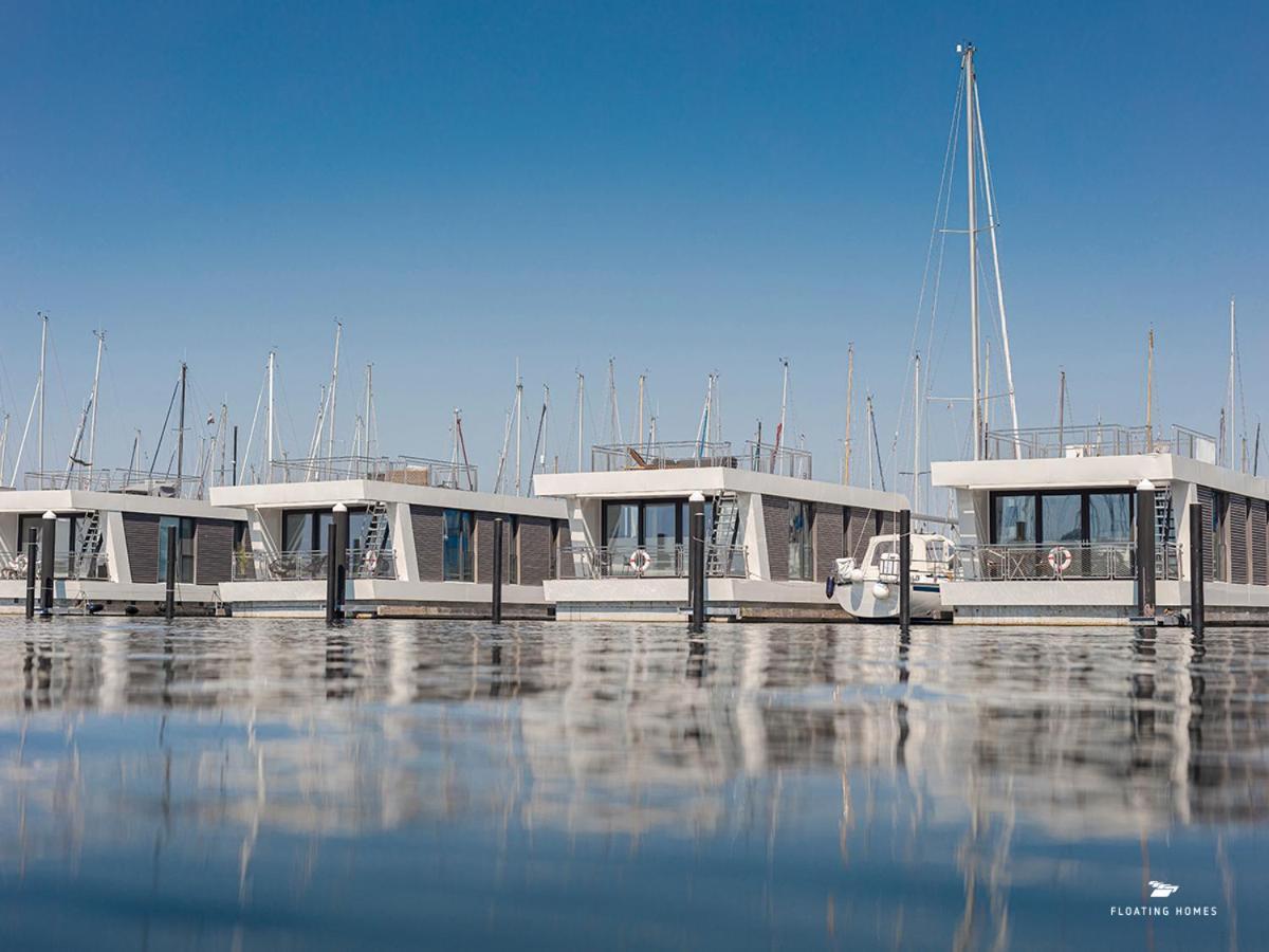 Hausboot 14 Willkommen an Bord Urlaub in der 1 Reihe mit traumhaftem Blick auf die Kieler Förde Laboe Exterior foto