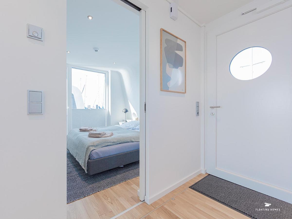 Hausboot 14 Willkommen an Bord Urlaub in der 1 Reihe mit traumhaftem Blick auf die Kieler Förde Laboe Exterior foto