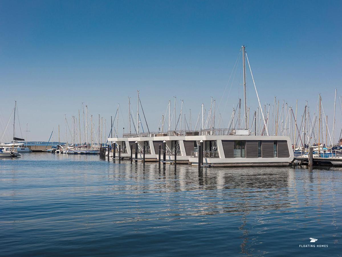 Hausboot 14 Willkommen an Bord Urlaub in der 1 Reihe mit traumhaftem Blick auf die Kieler Förde Laboe Exterior foto